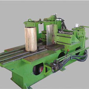 Scrap tire cutting machine